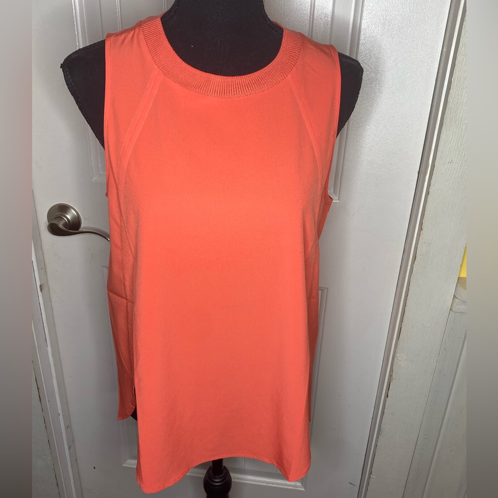 Athleta Tank Top In Orange Size Small